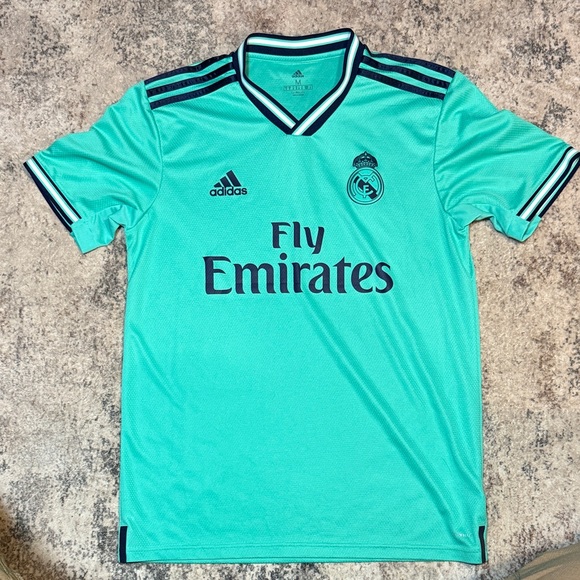 Adidas Real Madrid Aqua Jersey - Picture 1 of 1